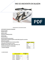 Proceso Primario de Anchoveta en Salazon