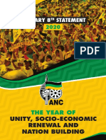 President Cyril Ramaphosa S ANC January 8 Statement