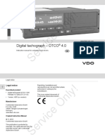 User Manual Digital Tachograph Release 4.0 - VDO