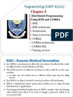 Chapter 5 - Distributed Programming (RMI & CORBA)