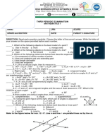 Third Periodical Examination 2019 2020