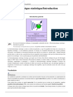 Thermodynamique Statistique - Introduction Générale PDF