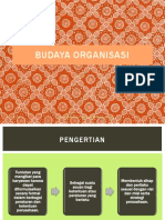 Perilaku Organisasi Budaya Organisasi