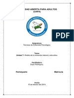 Tarea 7 de Técnicas de Entrevistas (UAPA)