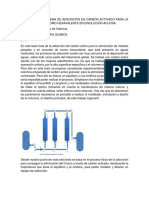 Diseño de Un Sistema de Adsorción en Carbón Activado para La Eliminación de Cromo Hexavalente en Disolución Acuosa