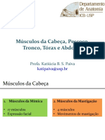 Slides Músculos Cabeça Pescoço e Tronco Kati2019