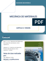 Resistencia 1 - Capitulo 3. Torsion - Teoria