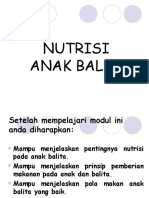 Nutrisi Anak Balita