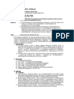 Informe N° 003 Remito Solicitud Certificacion Presupuestario para La Obra Construccion de Trocha Carrozable Hurahua