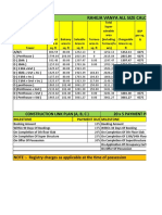 Vanya All Size Calculation Sheet New