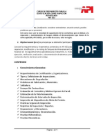 Curso de Preparación para La Certificación Como Inspector Autorizado