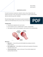 Abruptio Placenta