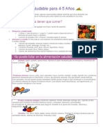 Alimentación Saludable para 4-5 Años