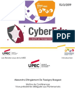 Conférence MIEE - Cybersecurité - Présentation