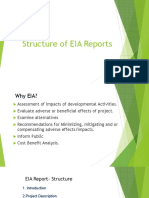 Structure of EIA Report