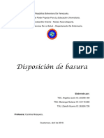 Disposicion de Basura CPTT III Pampatar