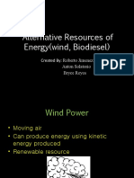 Alternative Resources of Energy