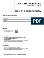 3D Pythagoras and Trigonometry Questions