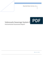 EnvironmentalAssessment ReportValenzuelaSewerageSystemProject PDF