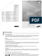 Plasma Samsung PS50B530 BN68-02355H-03L10 - 1026 PDF