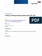 Testing of Small Grounding Systems