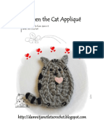 Pusheen The Cat Applique PDF