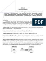 Computer Network Unit 4 Transport Layer