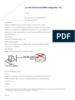 CCNA Security Lab 14 - Cisco IOS SYSLOG and SNMP Configuration - CLI