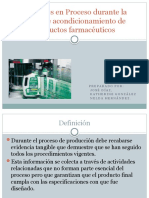 Controles en Proceso Durante La Etapa de Acondicionamiento