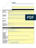 External Traits Lesson Plan