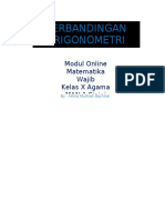 Modul Perbandingan Trigonometri