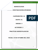 Cuadro Comparativo. Prácticas Agroecológicas