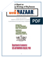 A Project On Marketing Strategy of Big Bazaar