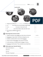 GW L6 Unit 8 Worksheets