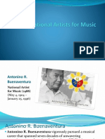 National Artists For Music PDF