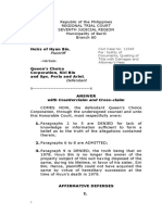 Plaintiff: Civil Case No: 12345 For: Nullity of Documents, Quieting of Title With Damages and Attorney's Fees