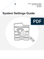 MX3501N-4501N115 System Settings