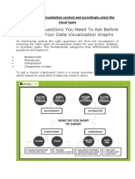 Understanding Visualization Context and Accordingly Select The Visual Types