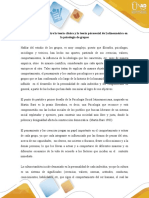 Diferencias Entre La Teoría Clásica y La Teoría Psicosocial de Latinoamérica en La Psicología de Grupos.