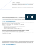 Current Cost Accounting (CCA) Technique - Inflation Accounting - Play Accounting