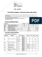 BC109C Datasheet (PDF) - Comset PDF