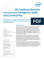 Exploring 5g Fronthaul Network Architecture White Paper