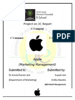 Project On 3C Report: Apple