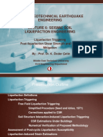 Lecture 6 Seismic Soil Liquefaction