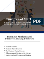 Principles of Marketing: Chapter 6: Business Markets and Business Buying Behavior