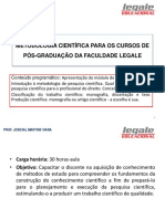 Pesquisa Cientifica Direito PDF