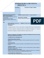 SECUENCIA DIDACTICA SOBRE PROYECTO DE COMPRENSIÓN E INTERPRETACION TEXTUAL (Semestre 2)