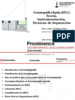 Í Í Teoría, Instrumentación, Técnicas de Separación: Cromatograf A L Quida (HPLC)