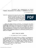 Salmanticensis 1957 Volumen 4 N.º 1 Páginas 96 136 La Noción Analógica Del Dominium en Sto Tomás Francisco de Vitoria y Domingo de Soto PDF