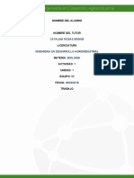 Actividad 1. El Agua y Las Macromoléculas Biológicas